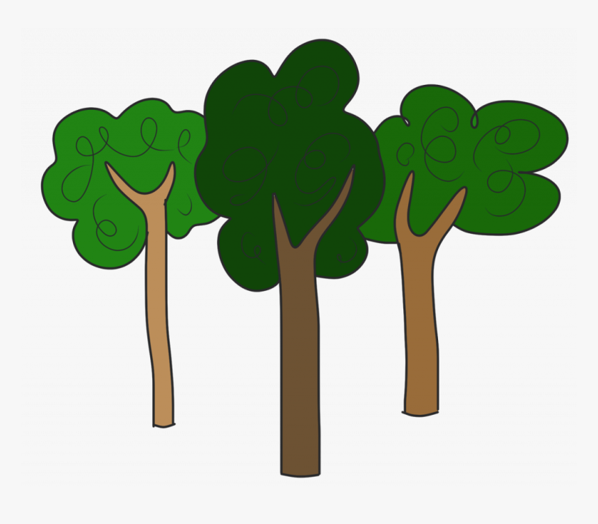 Confidential Clipart Images Of Trees Clipartix - Tree Forest Clipart, HD Png Download, Free Download