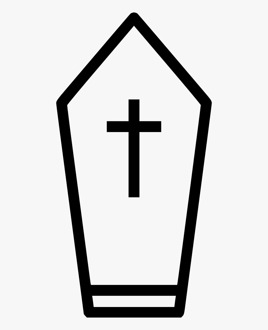 Grave Clipart Coffin - Cross, HD Png Download, Free Download