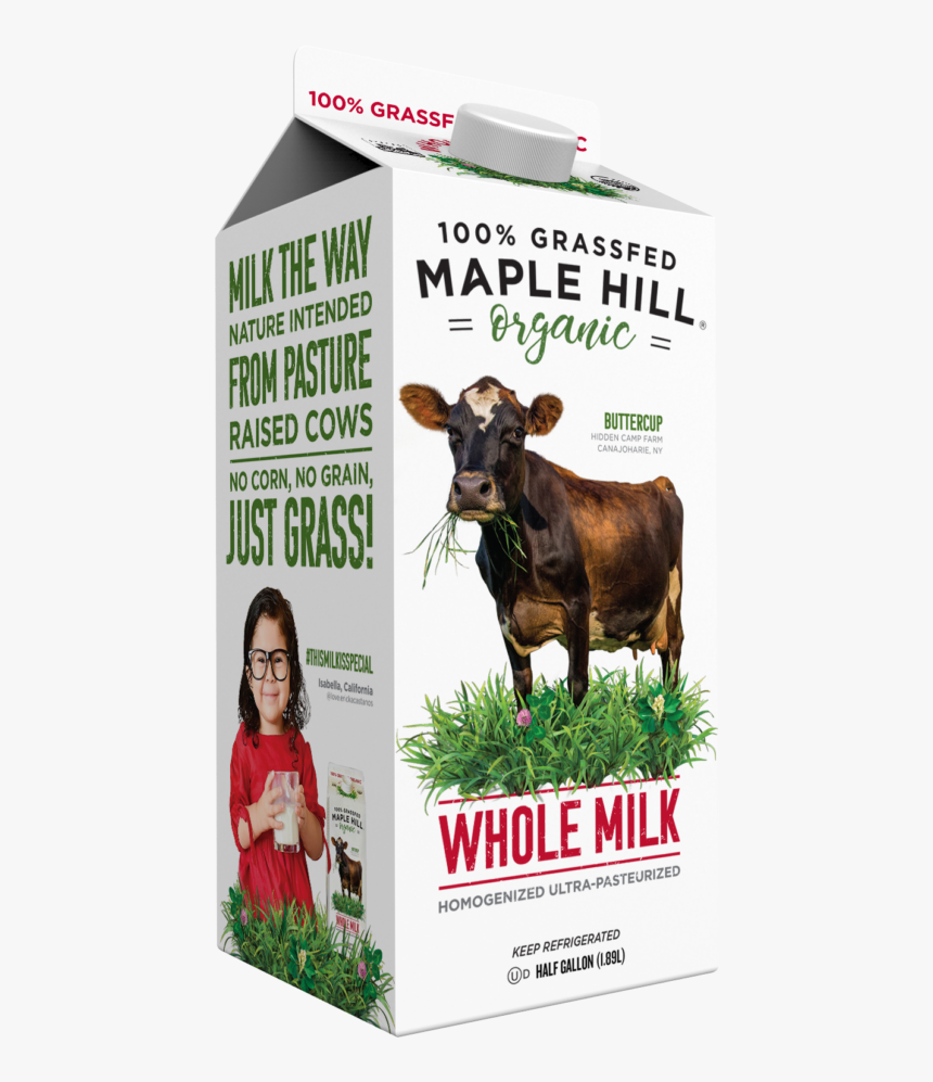 Mho Whole Milk Render Side Front - Organic Grass Fed Milk, HD Png Download, Free Download