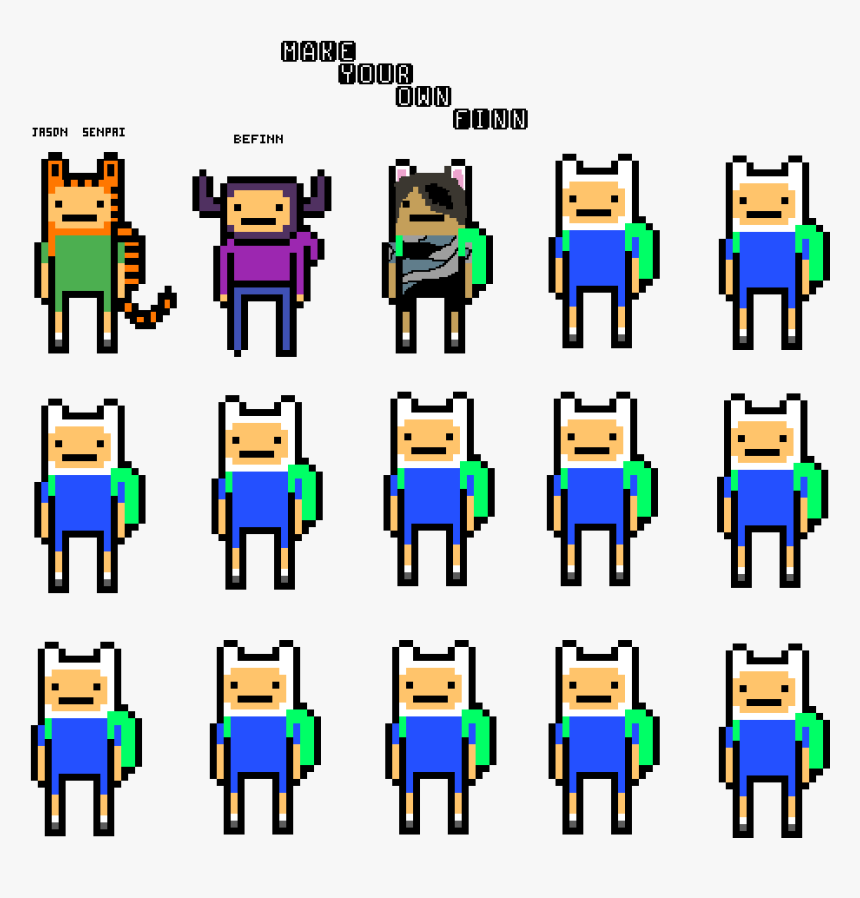 Create Your Own Finn - Pee Pee Dance Co, HD Png Download, Free Download