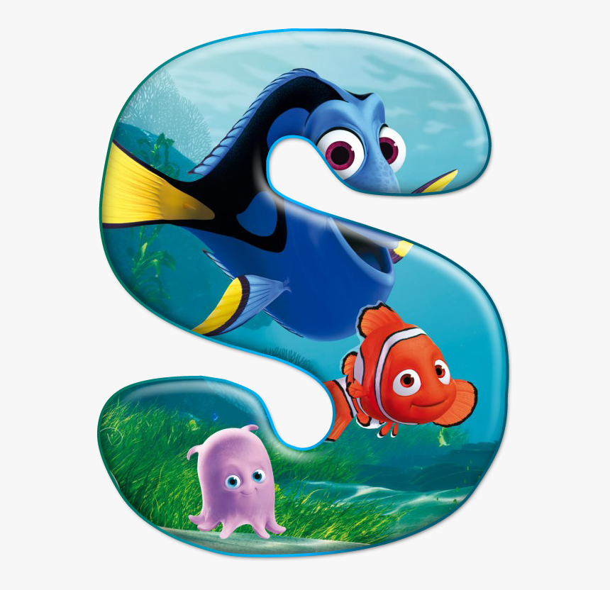 Abecedario Buscando A Nemo Y Buscando A Dory - Finding Nemo Alphabet Letters, HD Png Download, Free Download