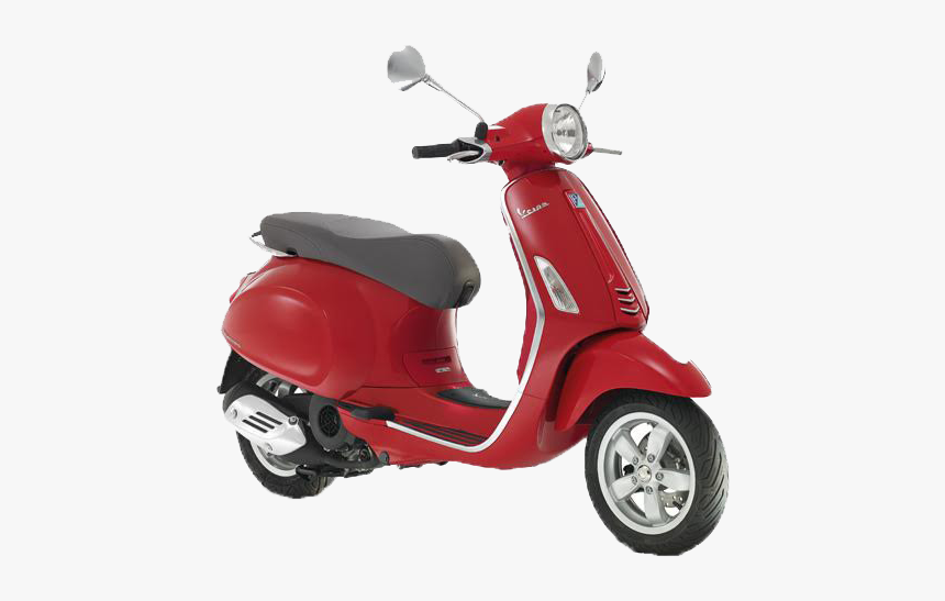 Scooter Png Free Image Download - Vespa Primavera Red 2019, Transparent Png, Free Download