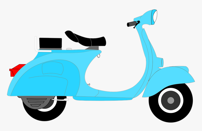 Scooter, Transportation, Driving, Delivery, Transport - Scooter Clipart, HD Png Download, Free Download