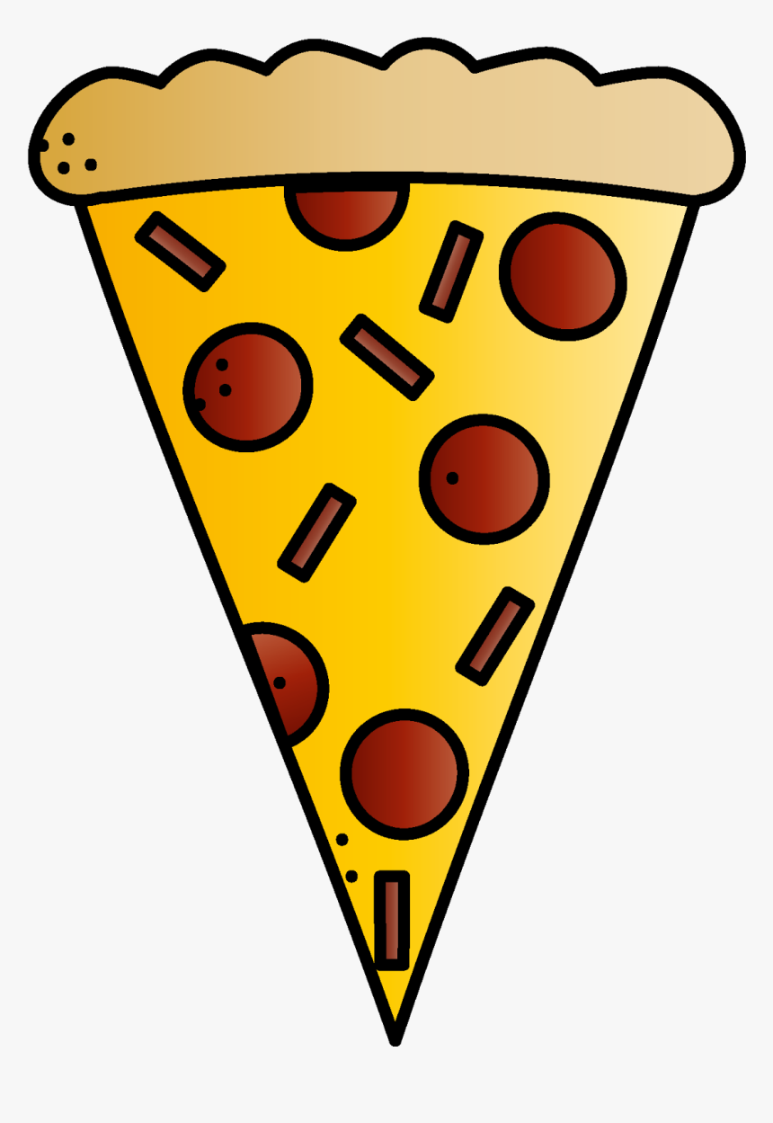 Triangle Pizza Clipart - One Slice Pizza Clipart, HD Png Download, Free Download