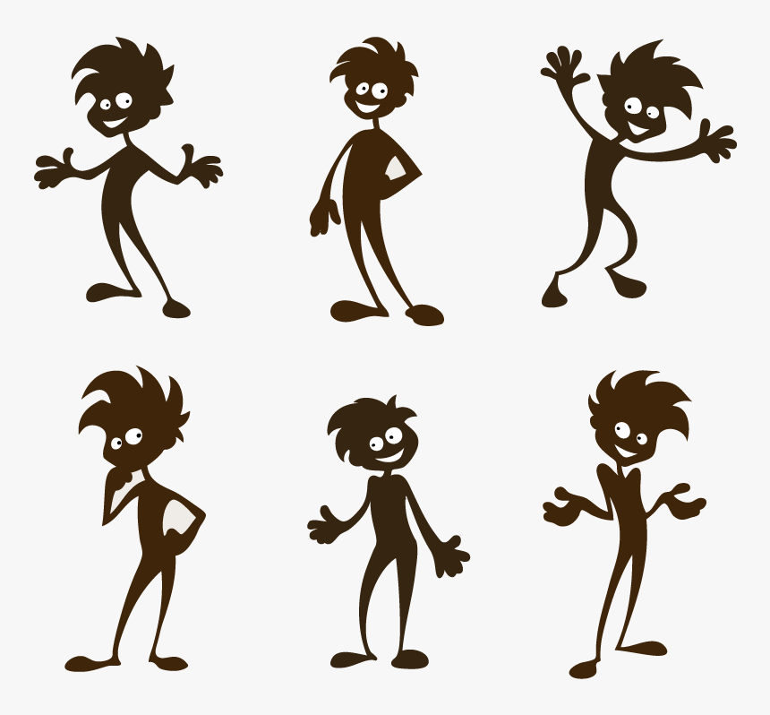 Transparent Cartoon Body Png - Cartoon Body Language Nonverbal Communication, Png Download, Free Download