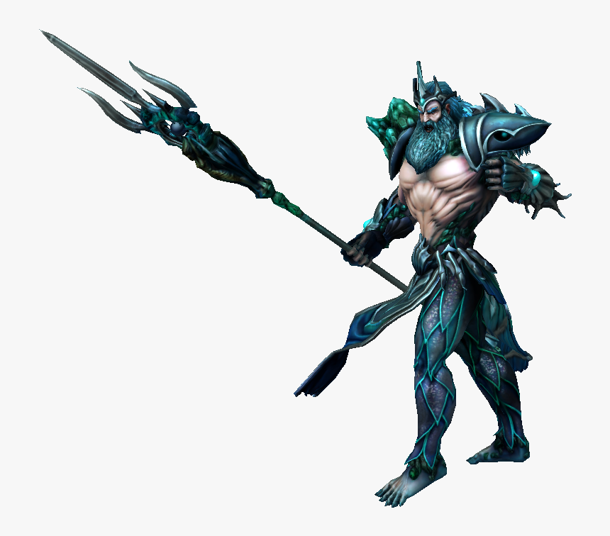 Poseidon - Smite Poseidon Png, Transparent Png, Free Download