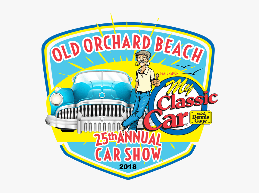 Old Orchard Beach Car Show Clipart Black And White - Old Orchard Beach Car Show T Shirt, HD Png Download, Free Download
