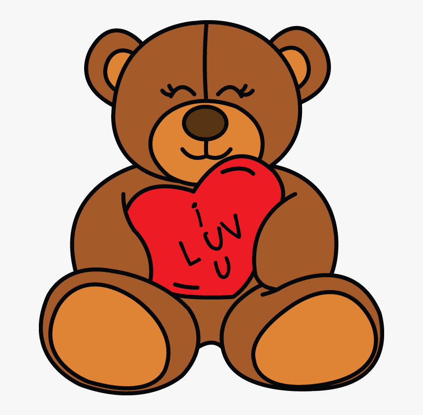 Transparent Bear Outline Png Easy To Draw Teddy Bears Png