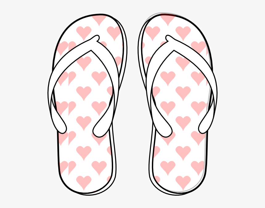 Flip Flop Clip Art - 1 Flip Flop Template, HD Png Download, Free Download