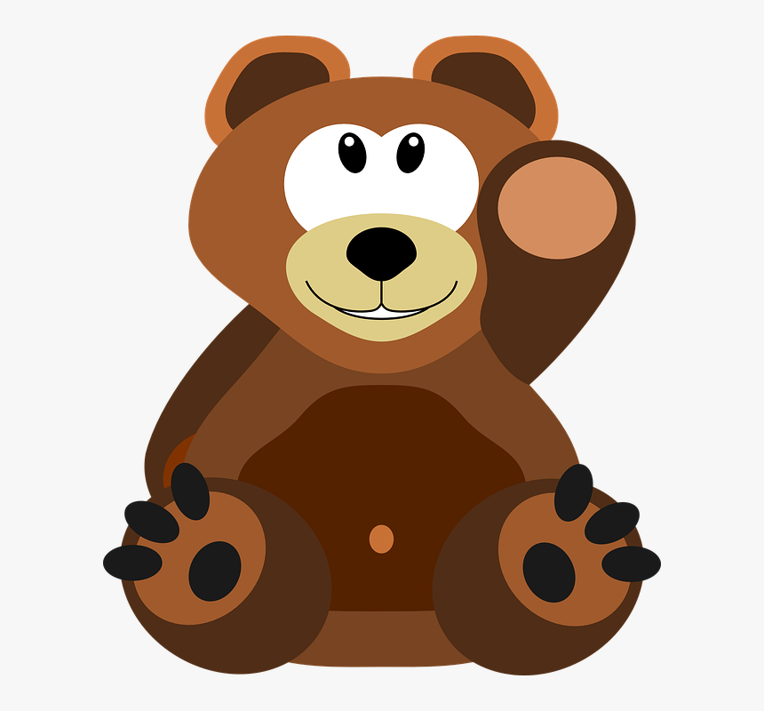 Transparent Cute Bear Png - Cute Teddy Bear Drawing Cartoon, Png Download, Free Download