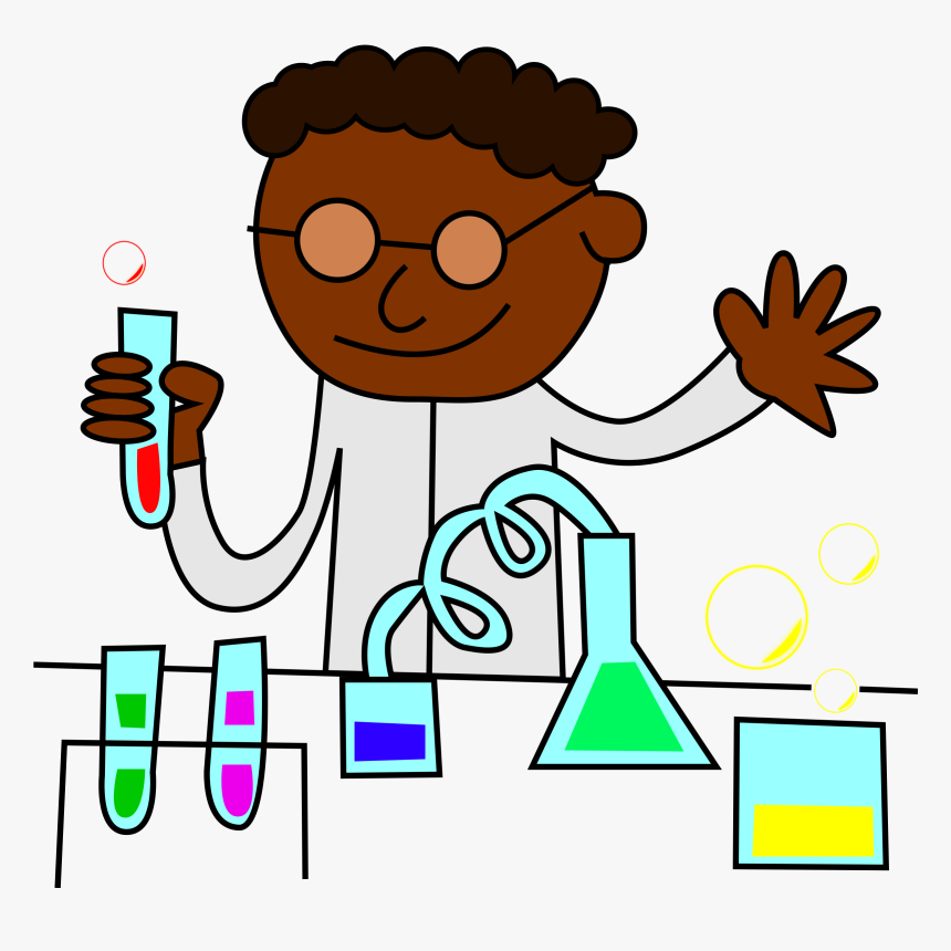 Chemist Making Same Really Strong Stuff, Wearing Only - Lab Clipart, HD Png Download, Free Download