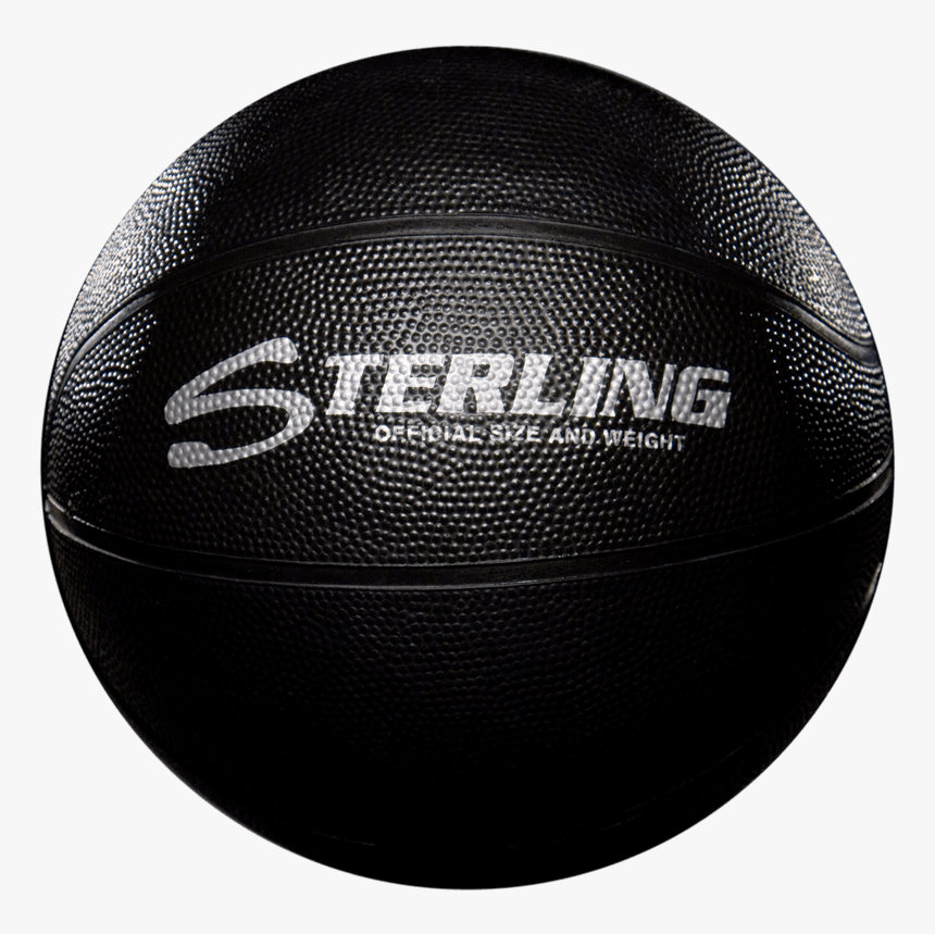 8 Panel Rubber Camp Basketball - Black Basketball Ball, HD Png Download, Free Download