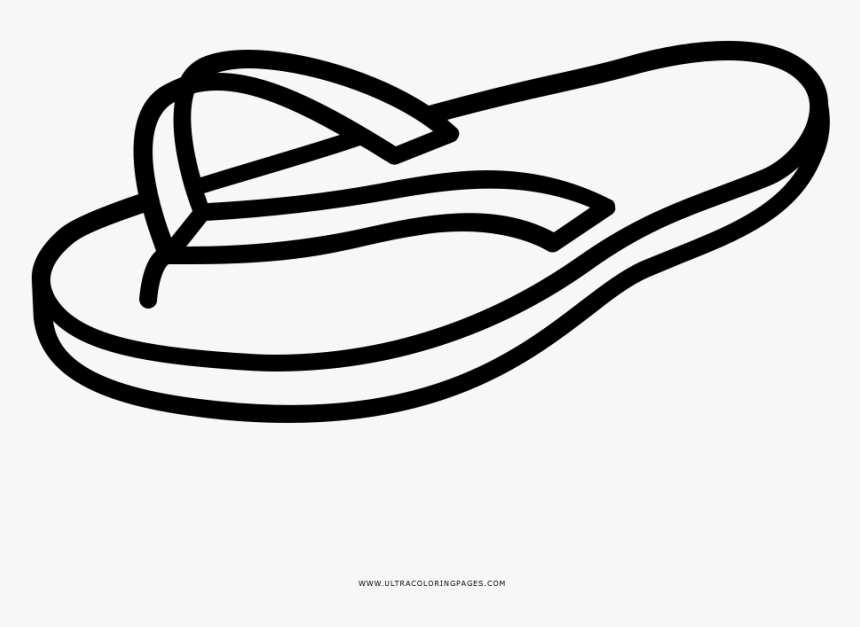Clip Art Flip Flop Drawing - One Flip Flop Clipart, HD Png Download, Free Download