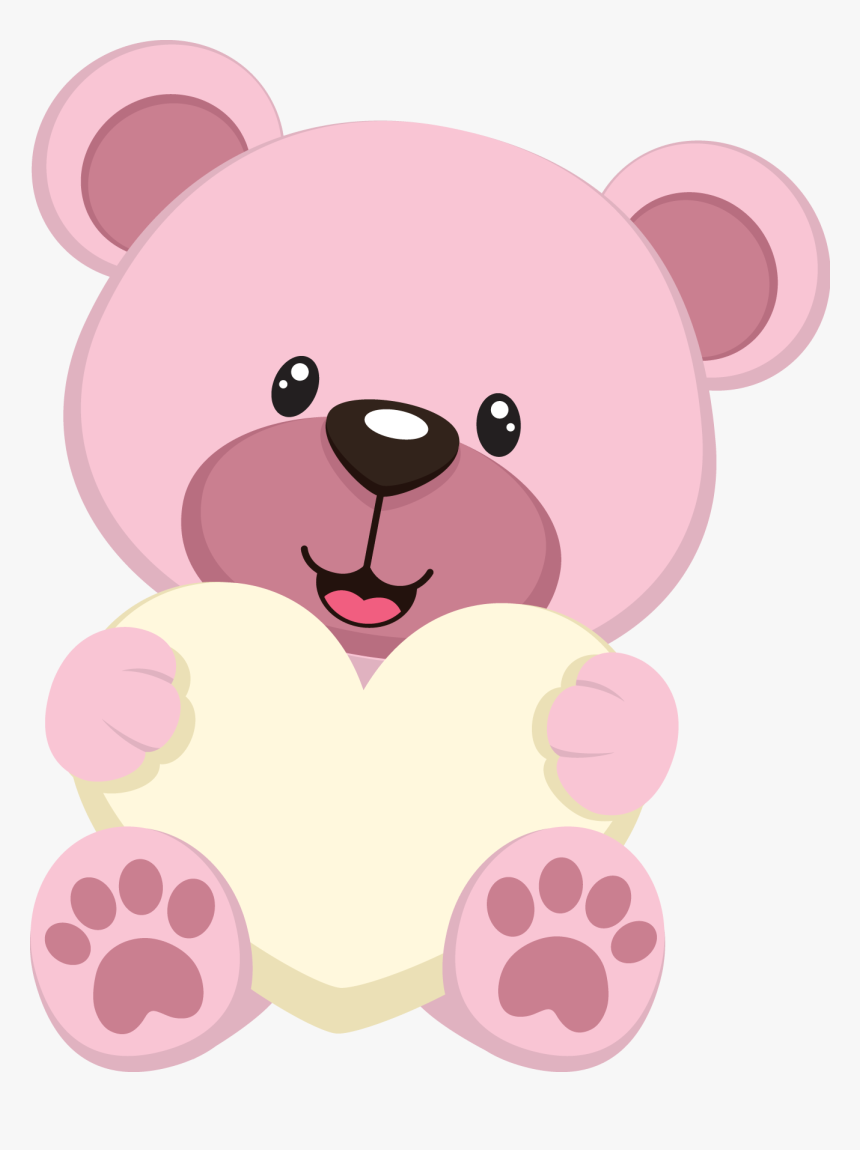 Pink Teddy Bear Clipart, HD Png Download, Free Download