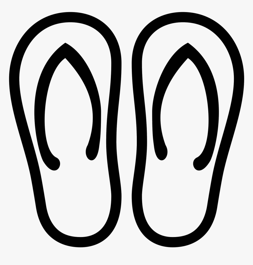 Flip Flops - Flip Flop Icon Png, Transparent Png, Free Download