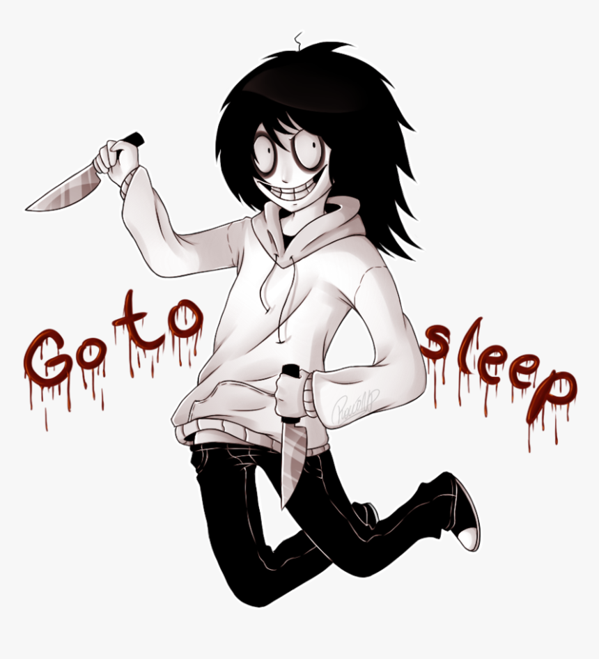 Jeff The Killer And Go To Sleep Image - Jeff The Killer Creepypasta, HD Png Download, Free Download