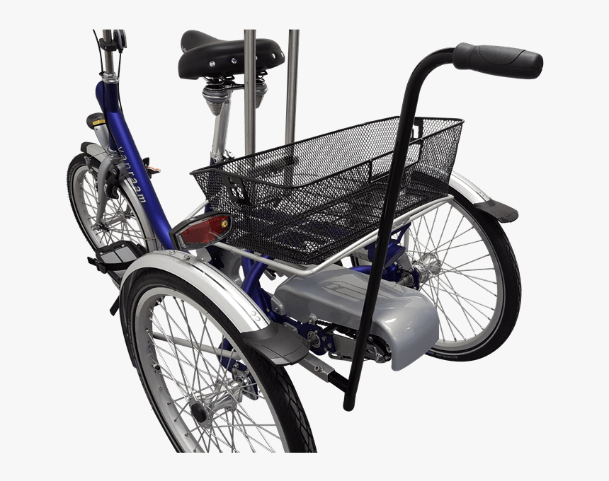 Tricycle With Basket And Pushbar - Van Raam Midi, HD Png Download, Free Download