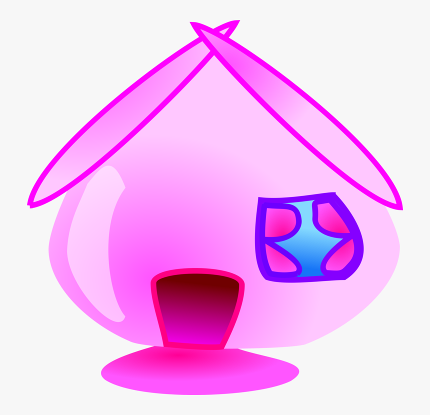 Transparent Pink Bubble Png - Abstract House, Png Download, Free Download