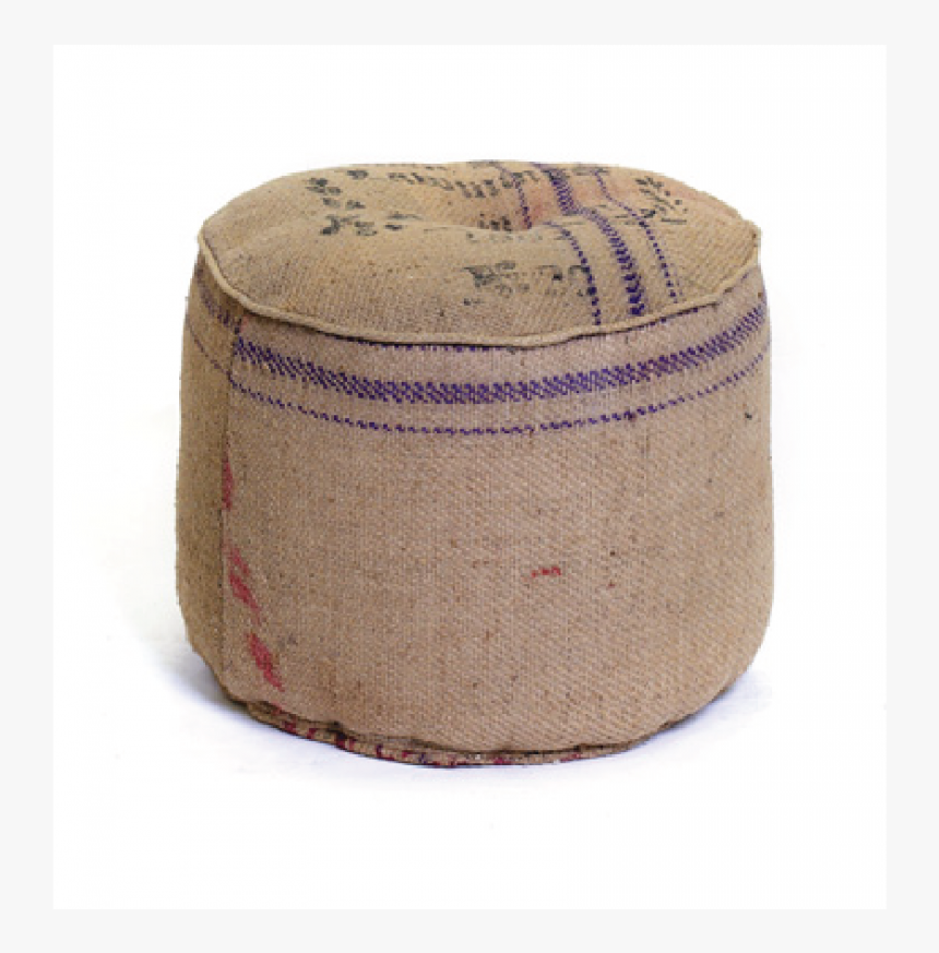 Burlap Ottoman, HD Png Download, Free Download