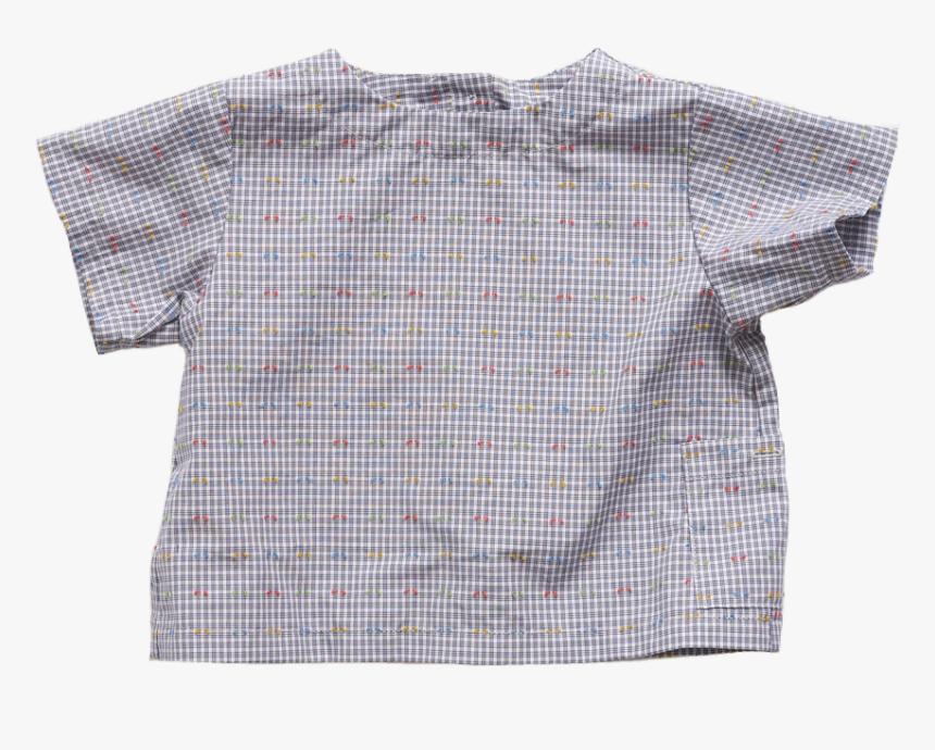 Makié Jody Back Button Baby Shirt In Gingham Dot - Back Button Shirt For Baby, HD Png Download, Free Download