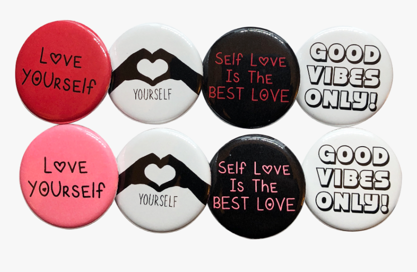 Image Of Self Love Button 4-pack - Label, HD Png Download, Free Download