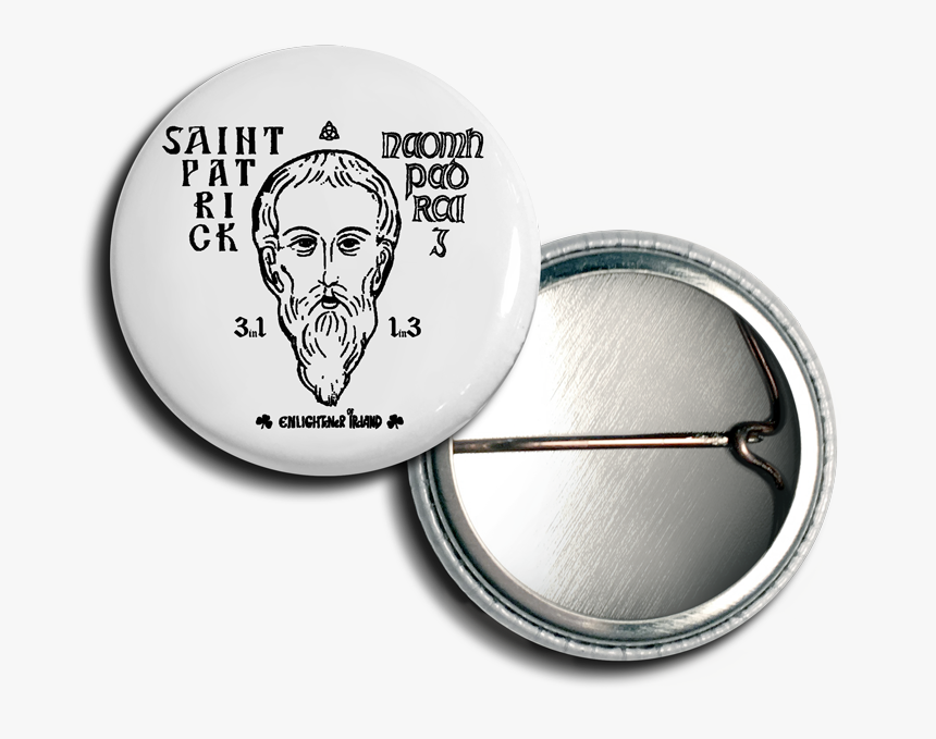 St Patrick Enlightener Of Ireland Button"
 Class= - Francis Of Assisi, HD Png Download, Free Download