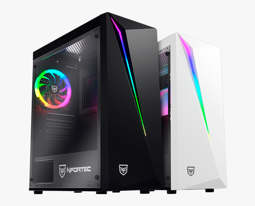 Nfortec Lynx Cristal Templado Usb 3.0 Rgb Negra, HD Png Download, Free Download