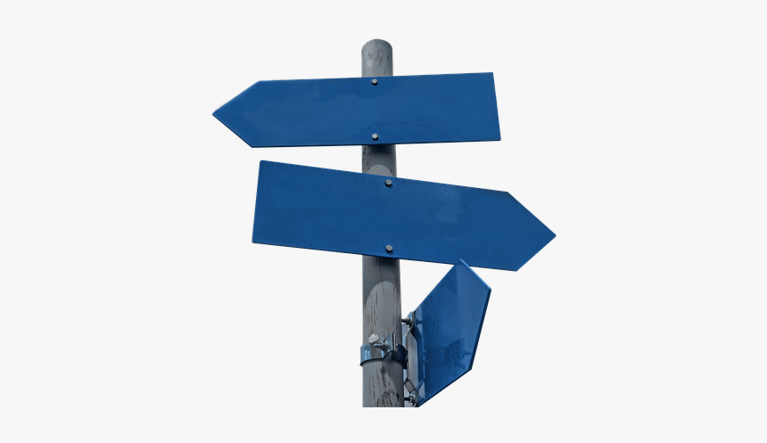 Signpost, Road Signs, Sign, Post, Direction, Way - Empty Road Signs Png, Transparent Png, Free Download