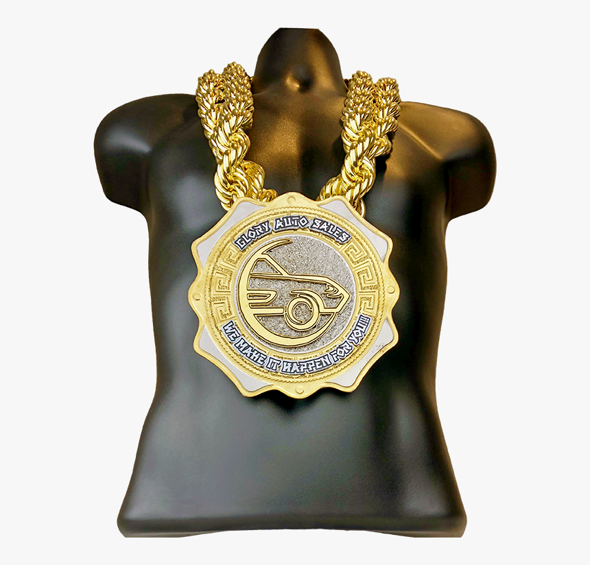 Glory Auto Sales Custom Chain Championship Chain Award - Badge, HD Png Download, Free Download