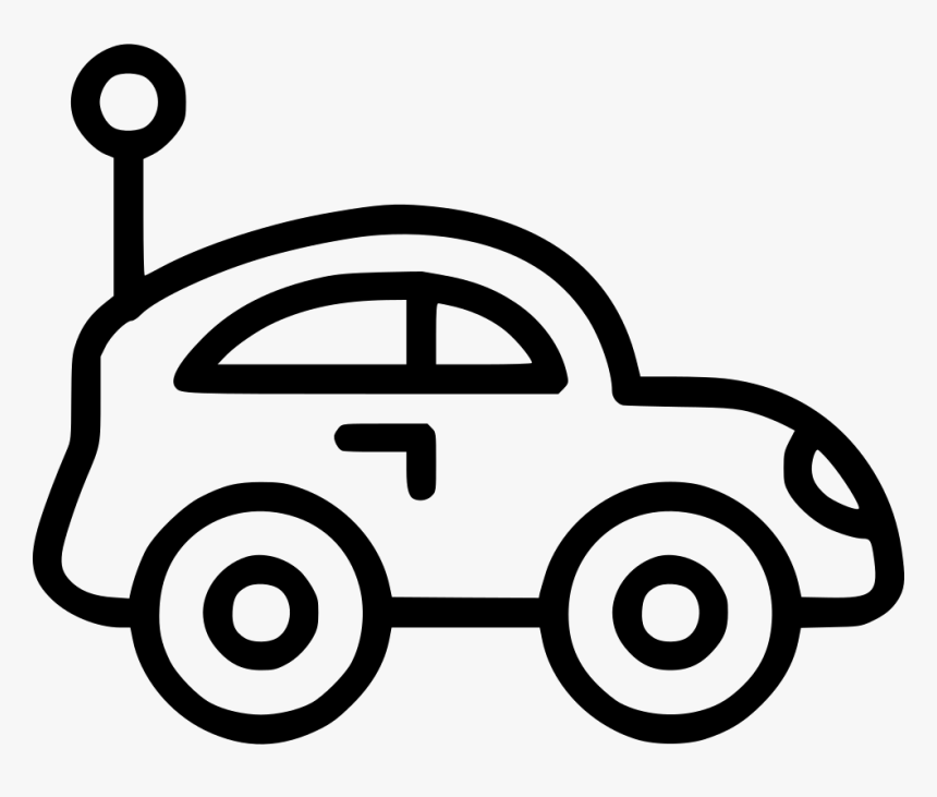 Toy Car - Toy Car Black And White Clipart, HD Png Download, Free Download