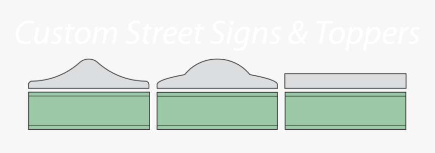 Street Signs And Toppers - Picket Fence, HD Png Download, Free Download