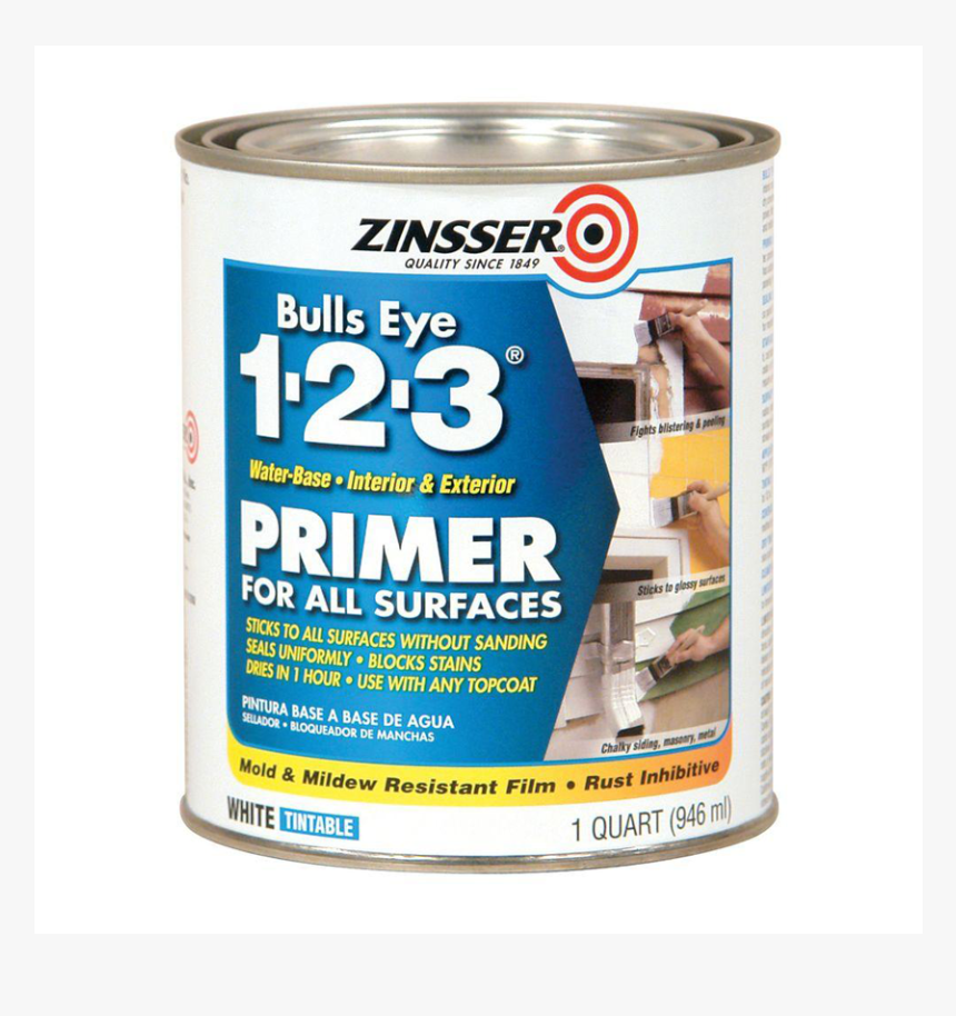 Zinsser Bulls Eye 123 - Cylinder, HD Png Download, Free Download