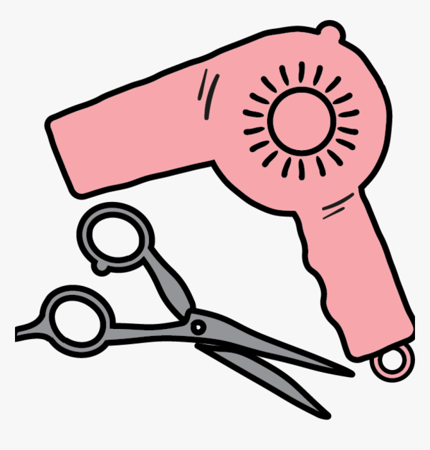 Collection Of Hair Dryer Clipart - Beauty Clipart, HD Png Download, Free Download