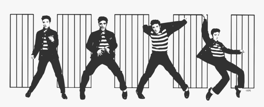 Elvis Presley Jailhouse Rock Men"s Heather T-shirt - Jef Aérosol, HD Png Download, Free Download