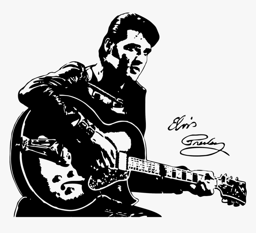 Elvis Presley Line Art, HD Png Download, Free Download