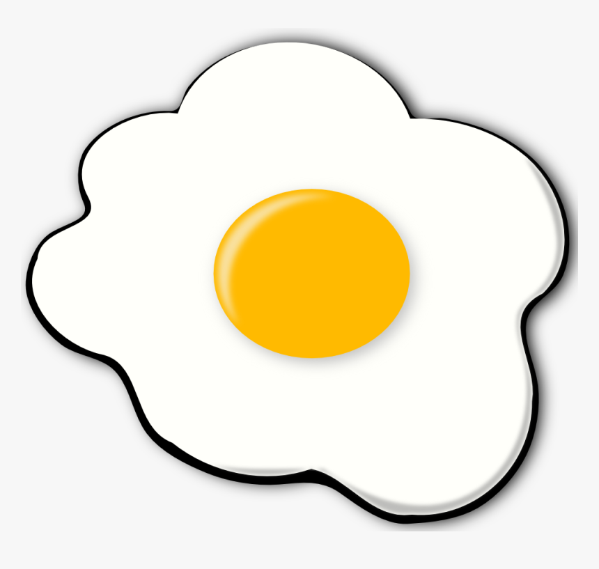 Jajko - Sunny Side Up Egg Clipart, HD Png Download, Free Download