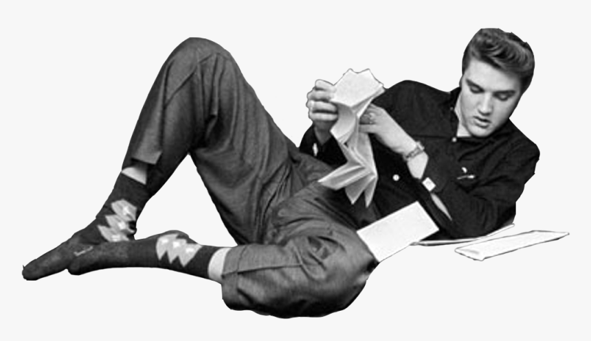 Elvis Reading Png - Person Reading Png, Transparent Png, Free Download