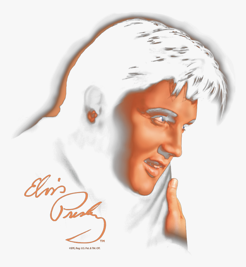 Elvis Presley Warm Portrait Juniors T-shirt - Elvis Presley, HD Png Download, Free Download