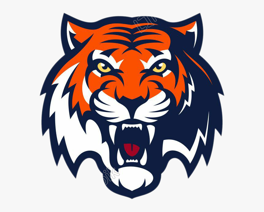 Blue Tiger Png - Logo Of Tiger Face, Transparent Png, Free Download
