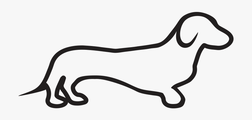 Dachshund Clip Art - Dachshund Clipart Black And White, HD Png Download, Free Download