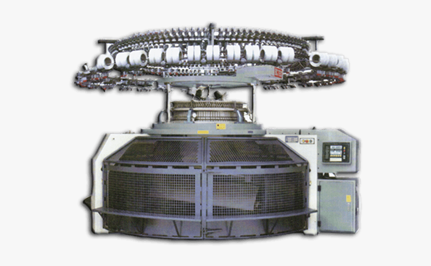 Single Jersey Open Width Circular Knitting Machine - Latest Knitting Machine, HD Png Download, Free Download