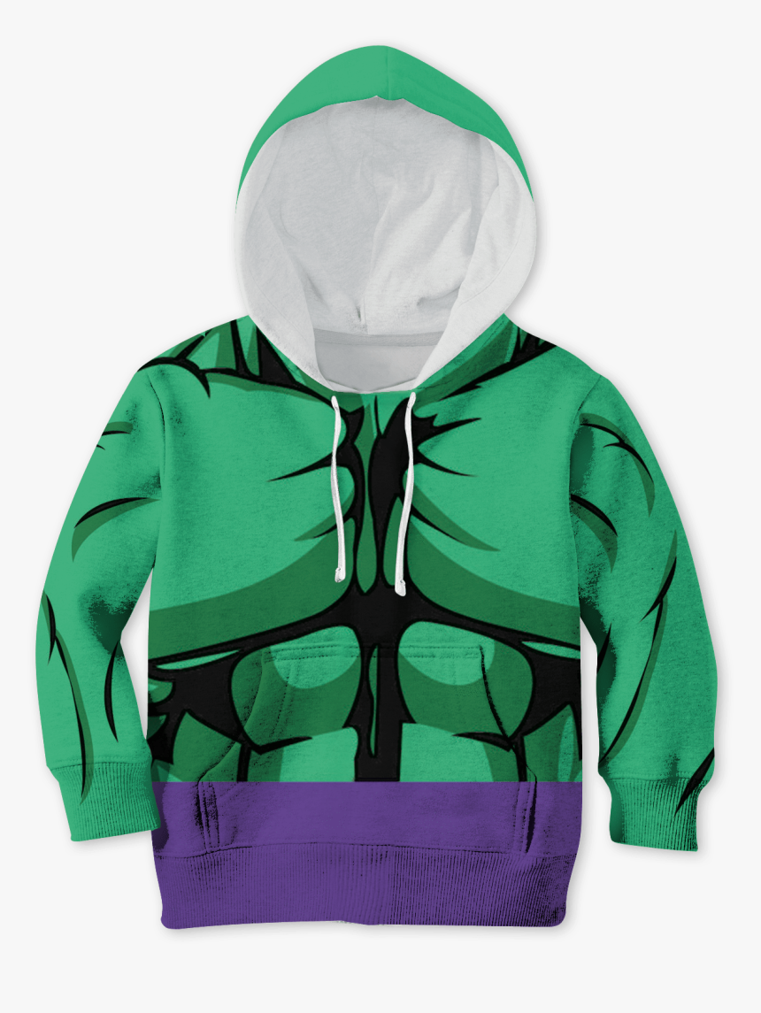 3d The Incredible Hulk Full Print Hoodie T Shirt Apparel - Hoodie, HD Png Download, Free Download