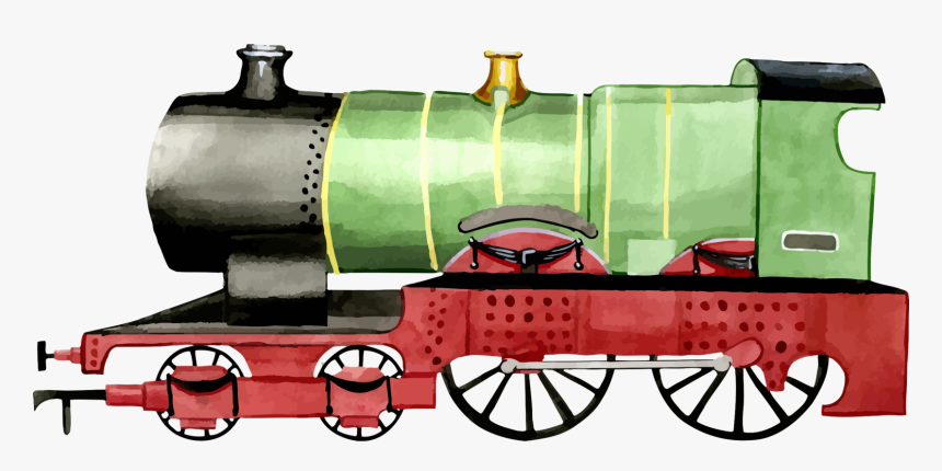 Vehicle,paper,locomotive - Steam Locomotive Paper Model, HD Png Download, Free Download