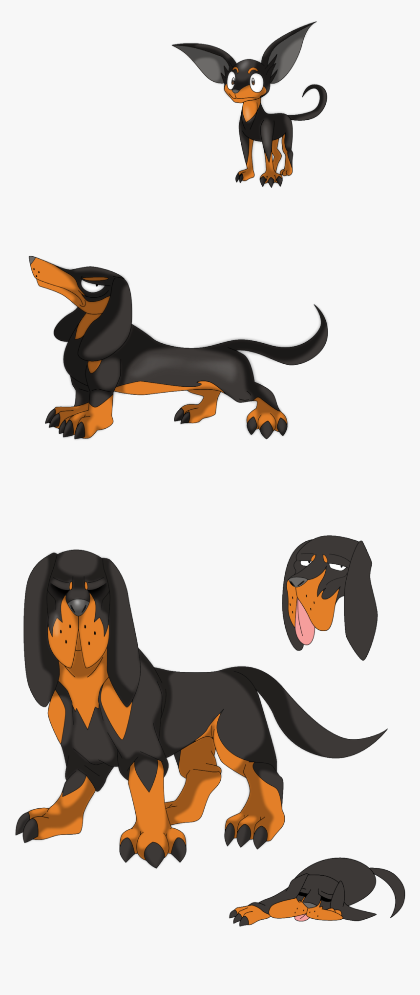 Bow Wow Dog Clip Art - Dachshund Fakemon, HD Png Download, Free Download