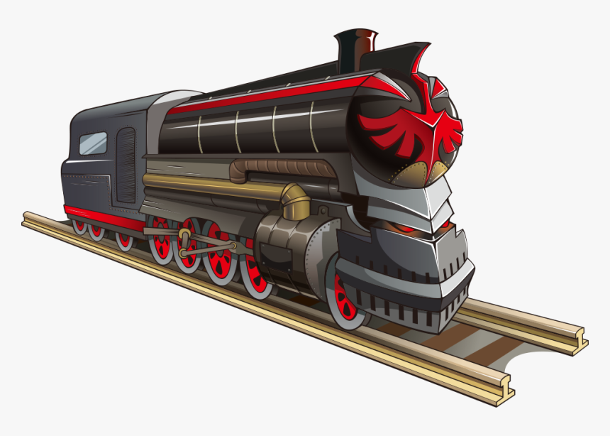 Train Rail Transport Steam Locomotive Track - Demonic Train, HD Png Download, Free Download