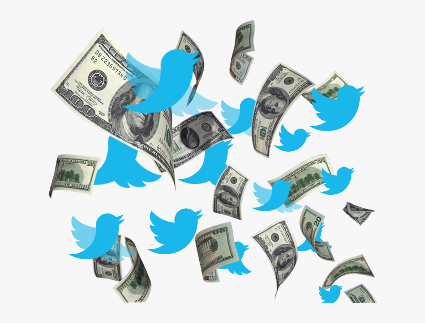 Transparent Twitter Png Transparent - Flying Money No Background, Png Download, Free Download