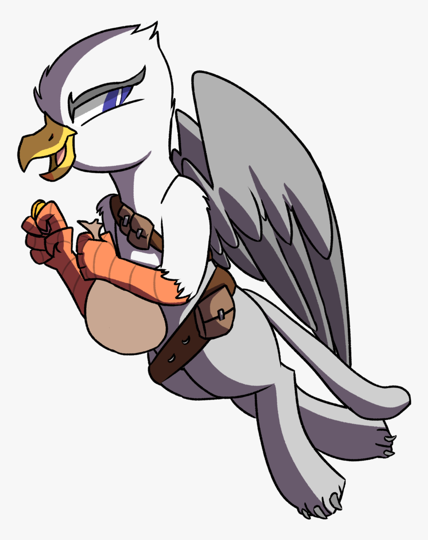 Themodpony, Beak, Belts, Bits, Flying, Griffon, Male, - Cartoon, HD Png Download, Free Download