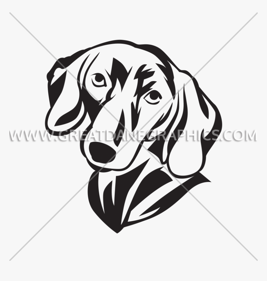 Clip Art Collection Of Free Drawing - Dachshunds Dog Face Vector, HD Png Download, Free Download