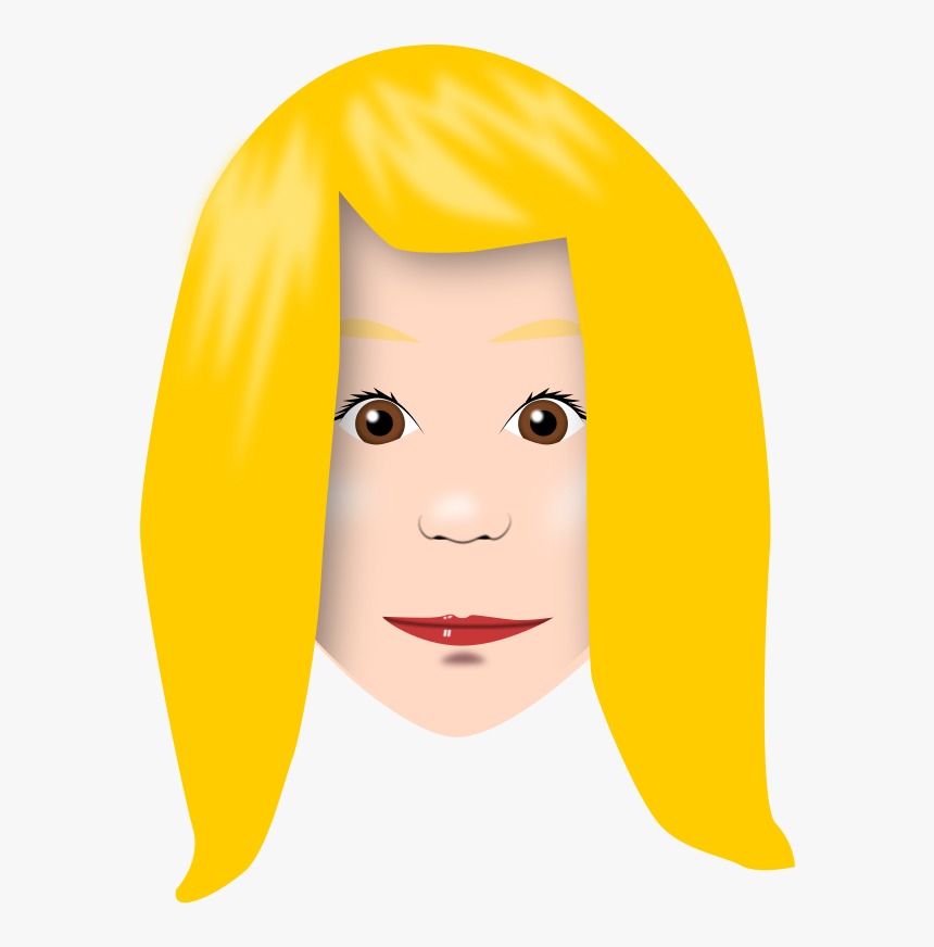 Transparent Face Blur Png Cartoon Girls With Blonde Hair And