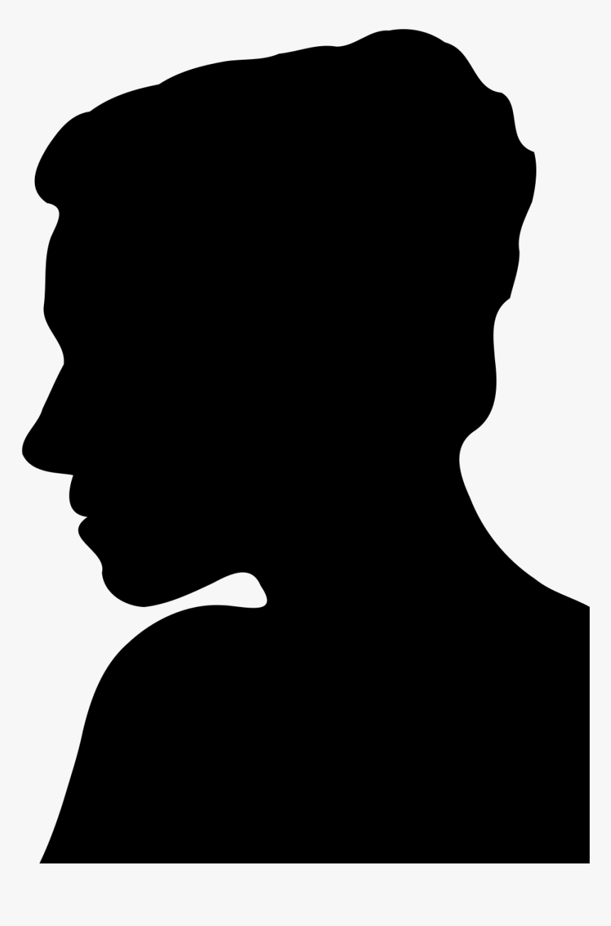 Male Face Silhouette Png Clipart , Png Download - Silhouette Of A Man's Face, Transparent Png, Free Download
